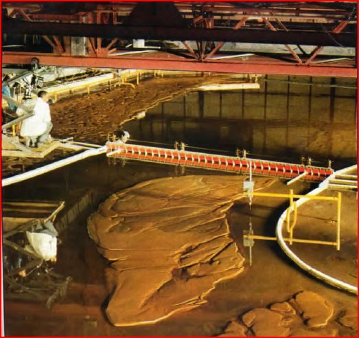 Model at the Sogréah laboratory in Beauvert