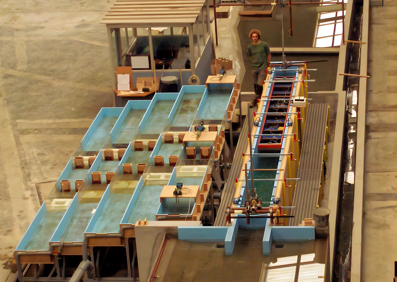 Model of a lock on the Seine
